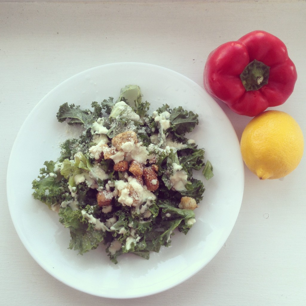 kale caesar salad recipe