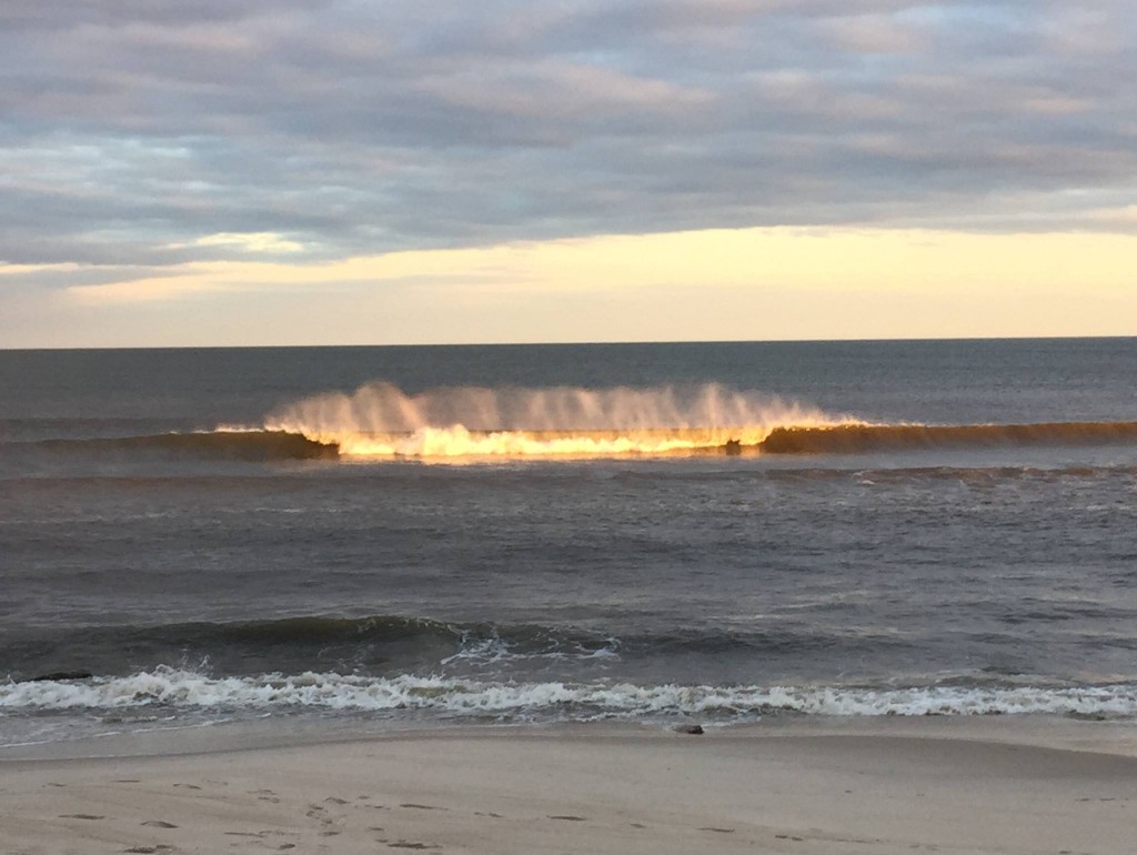THere's no place like home.  Surfing at long island, new york
