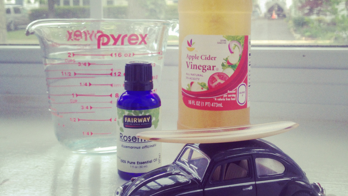 How to: Clean your Hair with Vinegar